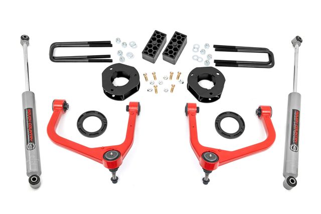 Rough Country 3.5 Inch Lift Kit | Chevy Silverado 1500 2WD/4WD (2019-2024)