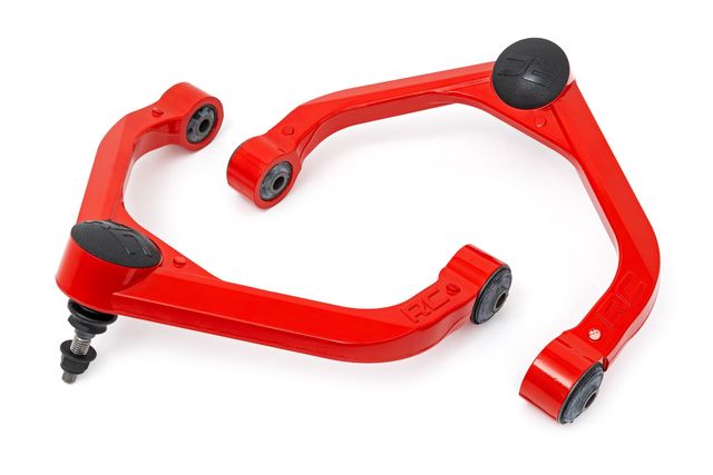 Rough Country Red Forged Upper Control Arms | 3 Inch Lift | Ram 1500 2WD/4WD (2012-2018 & Classic)