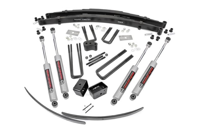 Rough Country 4 Inch Lift Kit | Rear Blocks | Dodge/Plymouth Ramcharger (78-93)/Trailduster (78-81)