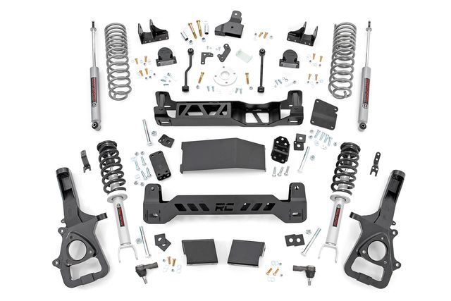 Rough Country 6 Inch Lift Kit | 22XL | N3 Struts | Dual Rate Coils | Ram 1500 4WD (19-24)