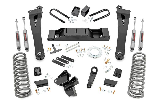 Rough Country 5 Inch Lift Kit | Diesel | Non-AISIN | Ram 3500 4WD (2019-2024)