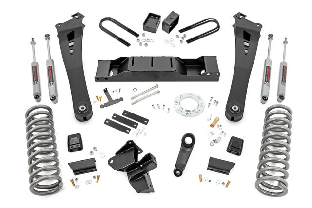 Rough Country 5 Inch Lift Kit | Diesel |AISIN | Ram 3500 4WD (2019-2024)
