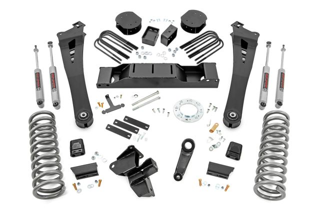 Rough Country 5 Inch Lift Kit | Diesel | AISIN | Ram 3500 4WD (2019-2024)