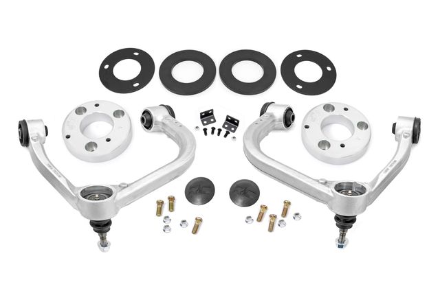 Rough Country 3 Inch Lift Kit | Forged UCA | Ford F-150 Lightning 4WD (2022-2026)