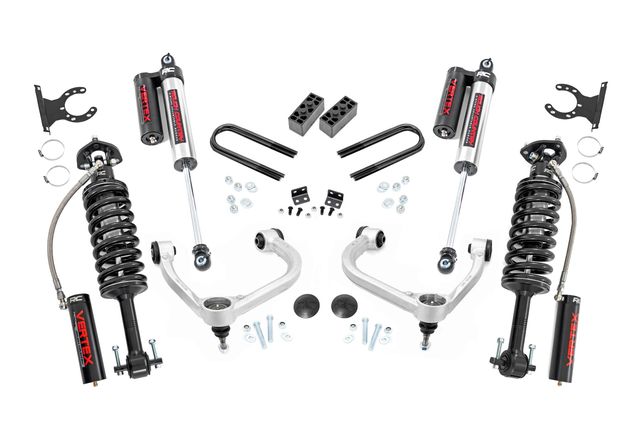 Rough Country 3 Inch Lift Kit | Fabbed UCA | Vertex | Ford F-150 4WD (2021-2026)