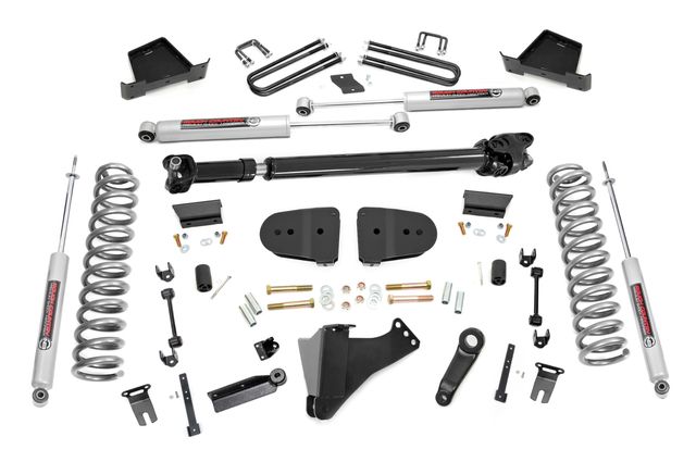 Rough Country 6 Inch Lift Kit | Gas | No OVLD | Ford F-250/F-350 Super Duty 4WD (2023-2026)