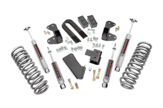 Rough Country 2.5 Inch Lift Kit | Rear Blocks | Ford F-150 4WD (1980-1996)