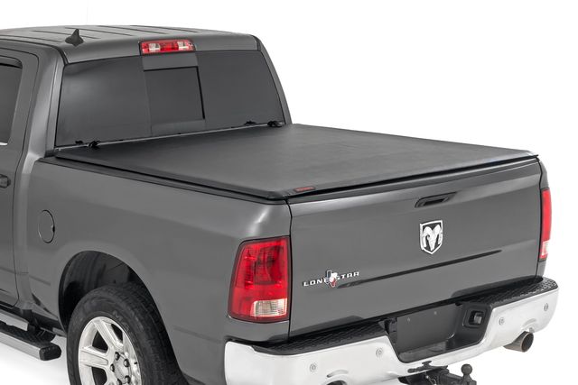 Rough Country Soft Roll Up Bed Cover | 5'7" Bed | Ram 1500 (09-18)/2500 (11-26)