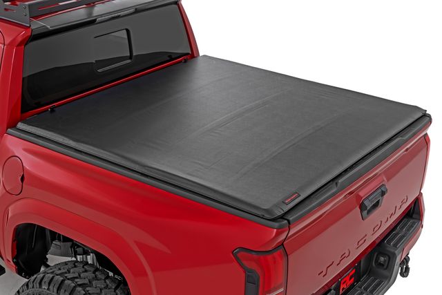 Rough Country Soft Roll Up Bed Cover | 5' Bed | Toyota Tacoma 2WD/4WD (2024-2026)