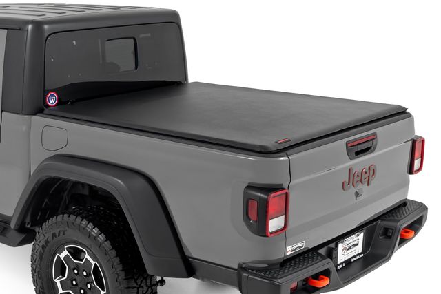 Rough Country Soft Roll Up Bed Cover | 5 Bed | Jeep Gladiator JT 4WD (2020-2026)