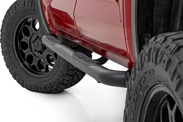 Rough Country Nerf Steps | 3-Inch Tube | CrewMax | Toyota Tundra 2WD/4WD (2022-2026)