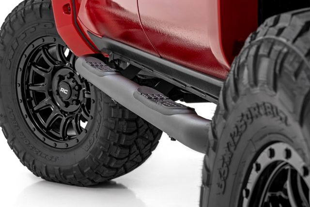 Rough Country Nerf Steps | 3-Inch Tube | Double Cab | Toyota Tacoma 2WD/4WD (2024-2026)
