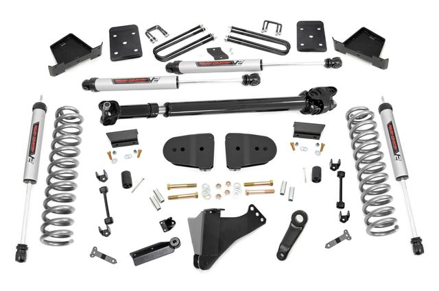 Rough Country 6 Inch Lift Kit | No OVLDS | D/S | V2 | Ford F-250/F-350 Super Duty (23-26)