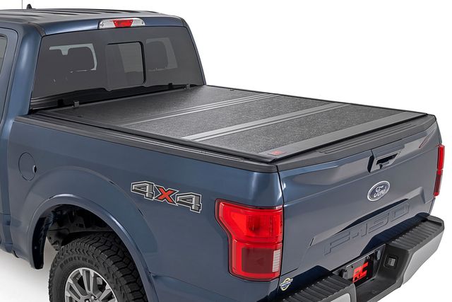 Rough Country Hard Low Profile Bed Cover | 5'7" Bed | Ford F-150 (21-26)/F-150 Lightning (22-26)