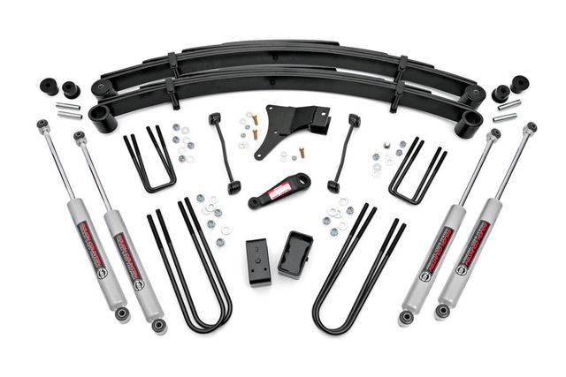 Rough Country 4 Inch Lift Kit | Rear Blocks | Ford F-250/F-350 Super Duty 4WD (1999)