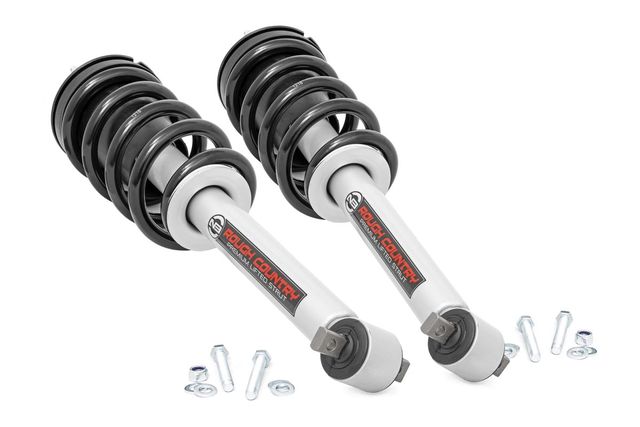 Rough Country Loaded Strut Pair | 7.5 Inch | Chevy/GMC 1500 Truck & SUV (07-14)