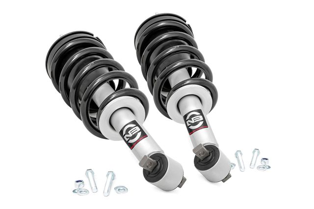 Rough Country Loaded Strut Pair | Stock | Chevy/GMC 1500 2WD/4WD (14-18 & Classic)