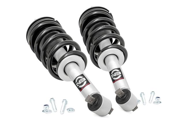 Rough Country Loaded Strut Pair | Stock | Chevy/GMC 1500 2WD/4WD (07-13)
