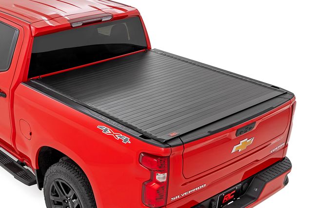 Rough Country Hard Roll Up Bed Cover | 5'10" Bed | Chevy/GMC Sierra 1500 (19-26)/Silverado 1500 (19-26)