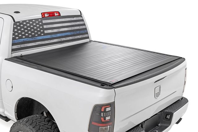 Rough Country Hard Roll Up Bed Cover | 5'7" Bed | Ram 1500 (09-18)/2500 (09-26)