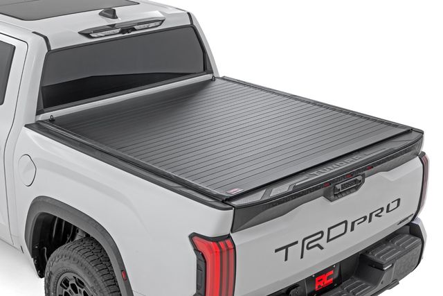 Rough Country Hard Roll Up Bed Cover | 5'7" Bed | Toyota Tundra 2WD/4WD (2022-2026)