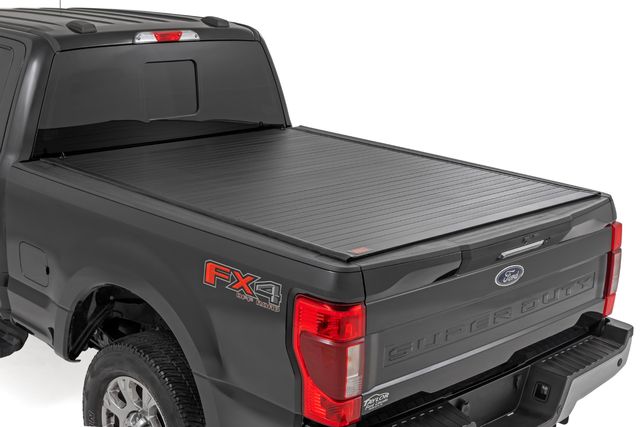 Rough Country Hard Roll Up Bed Cover | 6'10" Bed | Ford F-250/F-350 Super Duty (17-26)