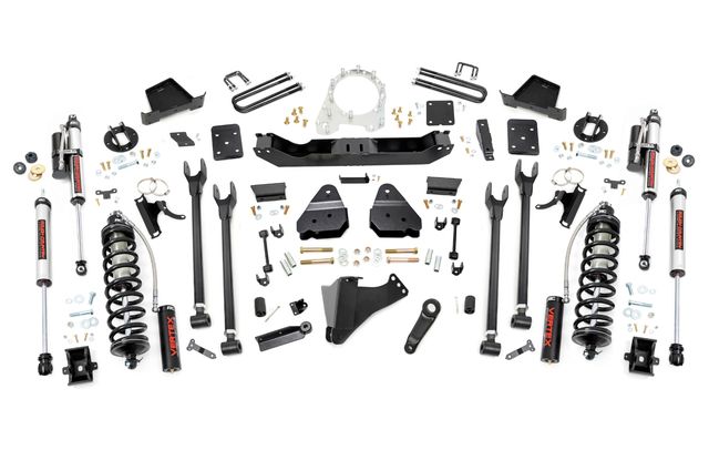 Rough Country 6 Inch Lift Kit | Diesel | 4-Link | C/O Vertex | Ford F-250/F-350 Super Duty (17-22)