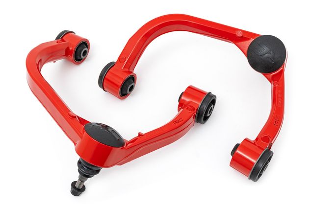 Rough Country Red Forged Upper Control Arms | 2.5-3.5 Inch Lift | Ford F-150 2WD/4WD (04-20)