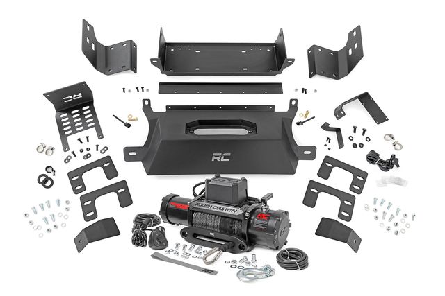 Rough Country Hidden Winch Mount | 9500S | Ford Bronco 4WD (2021-2026)