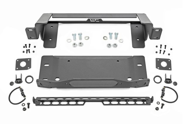 Rough Country High Winch Mount | All Models | Ford Bronco 4WD (2021-2026)
