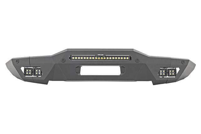 Rough Country Front Bumper | Modular | Full Wings | DRL | Ford Bronco 4WD (2021-2026)