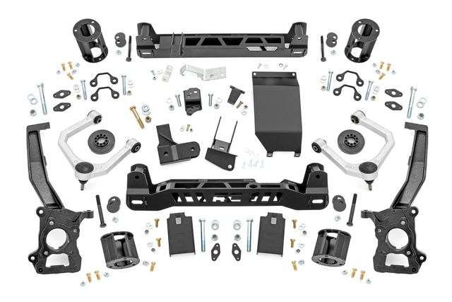 Rough Country 7 Inch Lift Kit | 4-Door Base | Ford Bronco 4WD (2021-2026)