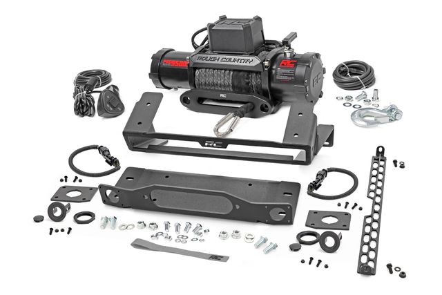 Rough Country High Winch Mount | All Models | 9500S | Ford Bronco 4WD (2021-2026)