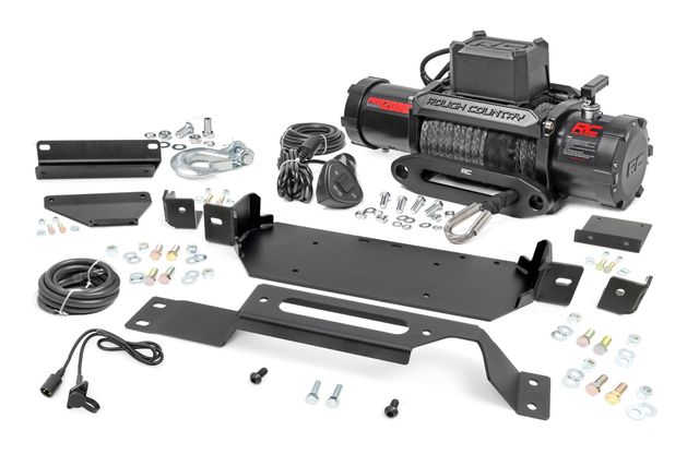 Rough Country Hidden Winch Mount | PRO12000S | Ford F-250/F-350 Super Duty 2WD/4WD (20-22)