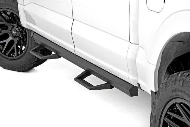 Rough Country SRL2 Adjustable Aluminum Steps | Ford Ranger 2WD/4WD (2019-2026)