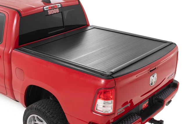 Rough Country Powered Retractable Bed Cover | 5'7" Bed | Ram 1500 (19-26)/1500 TRX (21-24)