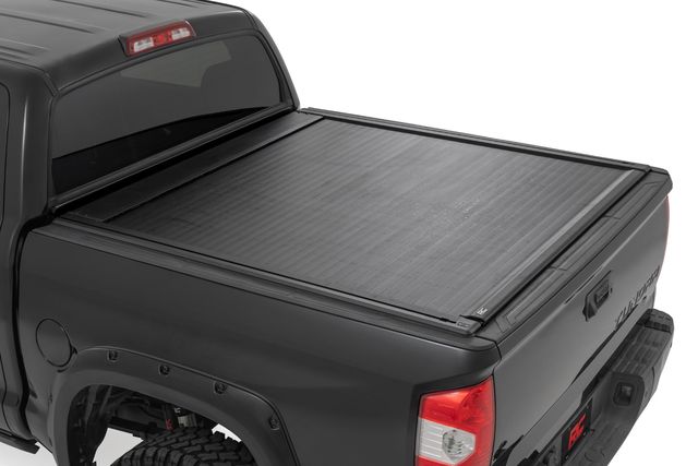 Rough Country Powered Retractable Bed Cover | 5'7" Bed | Toyota Tundra (07-21)
