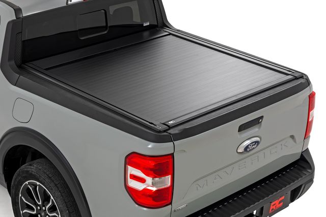Rough Country Powered Retractable Bed Cover | 4'6" Bed | Ford Maverick 2WD/4WD (2022-2026)
