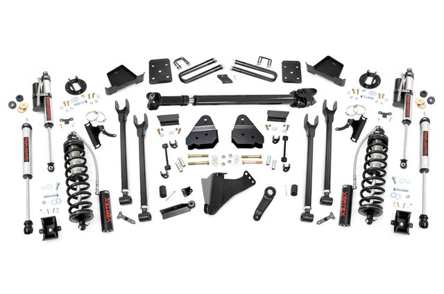 Rough Country 6 Inch Lift Kit | 4-Link | No OVLD | D/S | C/O Vertex | Ford F-250/F-350 Super Duty (17-22)