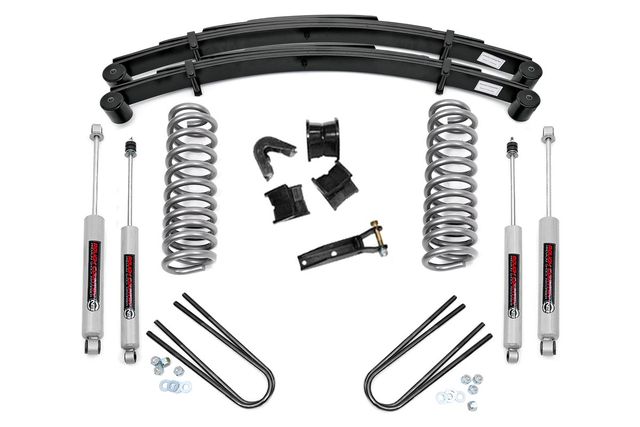 Rough Country 2.5 Inch Lift Kit | Rear Springs | Ford F-100 4WD (1970-1976)