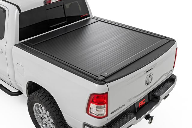 Rough Country Manual Retractable Bed Cover | 5'7" Bed | Ram 1500 (19-26)/1500 TRX (21-24)