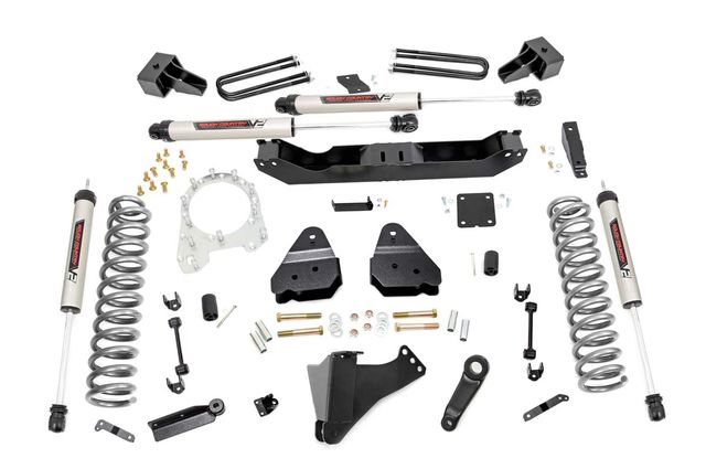Rough Country 4.5 Inch Lift Kit | Dually | V2 | Ford F-350 Super Duty 4WD (2017-2022)