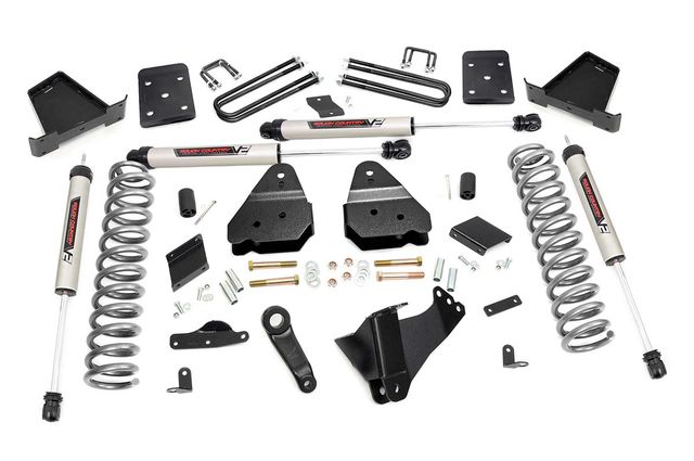 Rough Country 4.5 Inch Lift Kit | OVLD | V2 | Ford F-250 Super Duty 4WD (2015-2016)