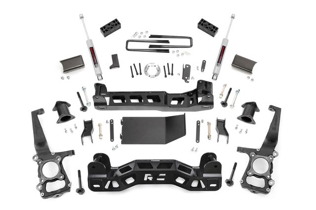 Rough Country 4 Inch Lift Kit | Ford F-150 4WD (2011-2013)