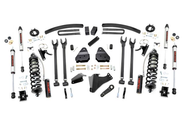Rough Country 6 Inch Lift Kit | Gas | 4 Link | No OVLDS | C/O V2 | Ford F-250/F-350 Super Duty (05-07)