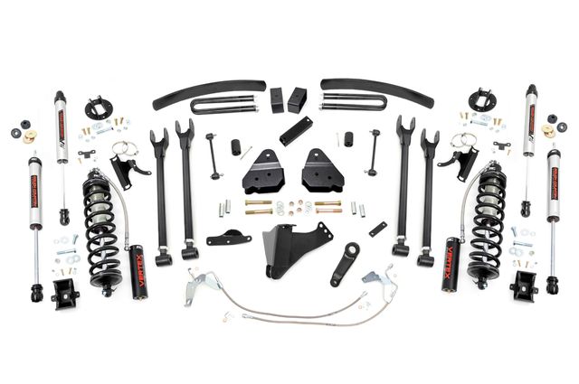Rough Country 6 Inch Lift Kit | Gas | 4 Link | C/O V2 | Ford F-250/F-350 Super Duty (08-10)