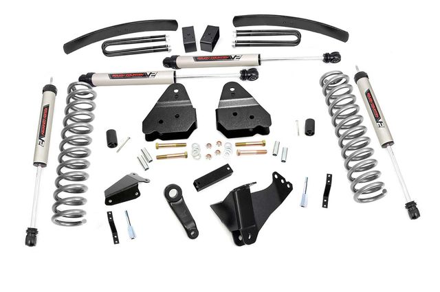 Rough Country 6 Inch Lift Kit | Gas | V2 | Ford F-250/F-350 Super Duty 4WD (2005-2007)