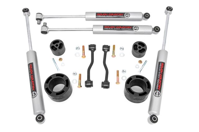 Rough Country 2.5 Inch Leveling Kit | Spacers | N3 | Jeep Gladiator JT 4WD (2024-2026)