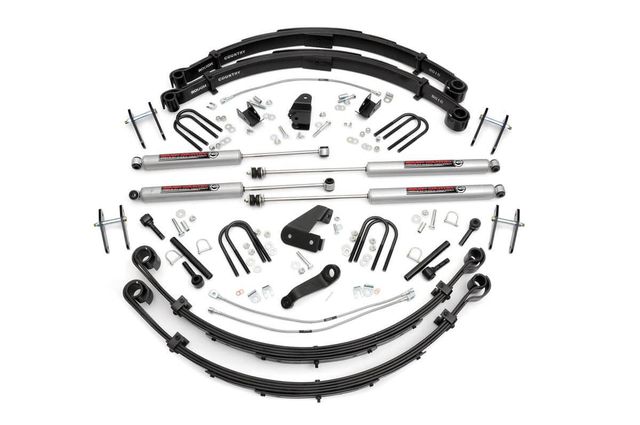 Rough Country 6 Inch Lift Kit | Manual Steer | Jeep Wrangler YJ 4WD (1987-1995)