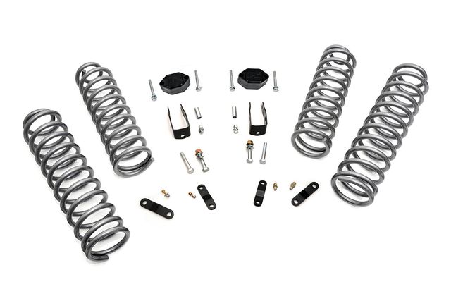 Rough Country 2.5 Inch Lift Kit | Coils | No Shocks | Jeep Wrangler JK 4WD (2007-2018)